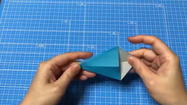 折り紙でわすれな草のブーケを作ってみた✩Origami Foget-me-not Tutorial✩