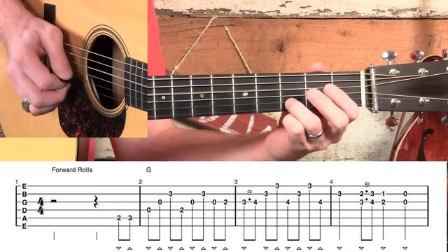 Wabash Cannonball Crosspicking Guitar Lesson! смотреть онлайн
