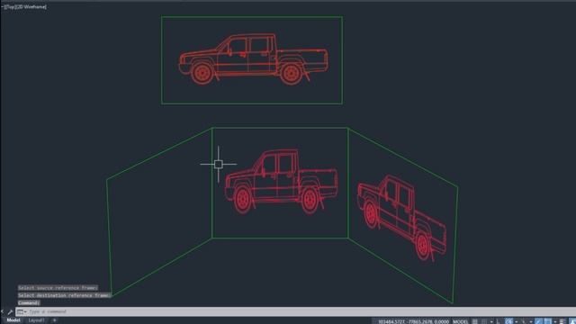 AutoCAD's Lisp 2DProjectionV1-0 Perspective View смотреть онлайн