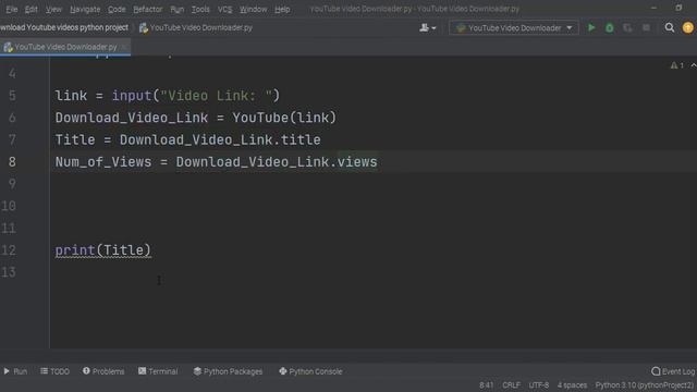 YouTube Video Downloader Python Project - YouTube Video Downloader Python Project смотреть онлайн
