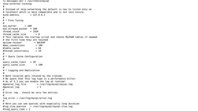 Databases: How do I tune MySQL with results from mysqltuner? смотреть онлайн