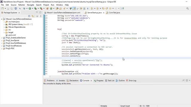 How can we connect to Remote Database(Mysql) Through SSH connection using Java with Maven Tool смотреть онлайн