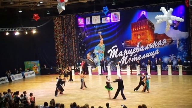 Танцевальный турнир "Танцевальная метелица -2019". Сеньоры. Латина. смотреть онлайн