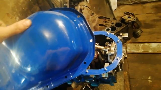 Мотор 16V 1,9 литра. Почти полная сборка смотреть онлайн