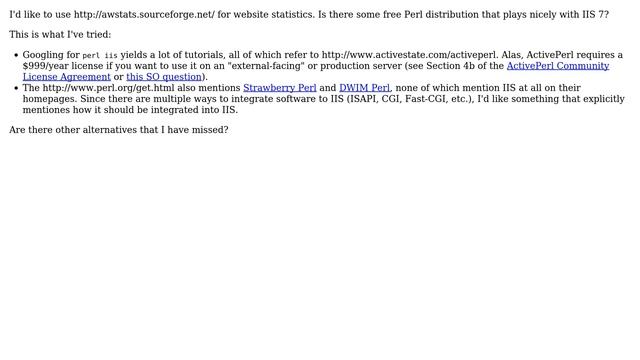 Free Perl for IIS смотреть онлайн