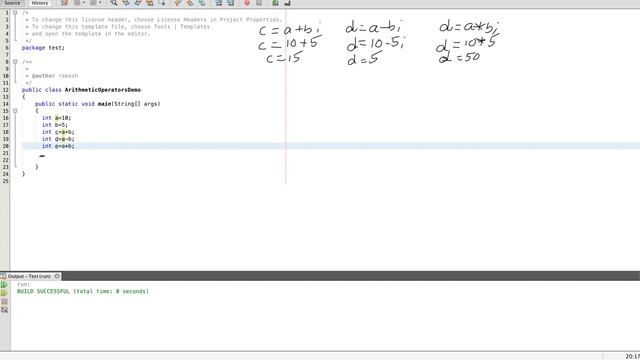 Arithmetic operators in Java in Tamil | ஜாவா (Java in Tamil) смотреть онлайн