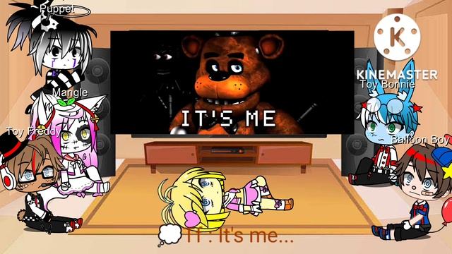 FNAF 2 reacts to the original animatronics... смотреть онлайн