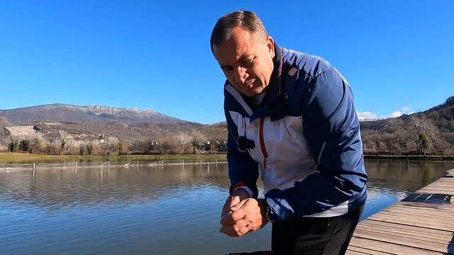 Рыбалка зимой в Сочи(Форель). Секреты! После этого видео, вы точно поймаете рыбу. 4К смотреть онлайн