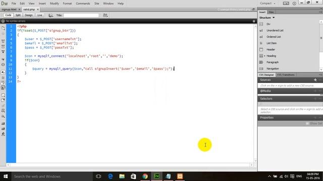 How to Signup & Login with Secure Password in MYSQL Using Procedure - Ezoom Tutorials Point смотреть онлайн