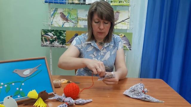 Онлайн мастер-класс по изготовлению соловья «Соловей - живой символ Курской области» смотреть онлайн