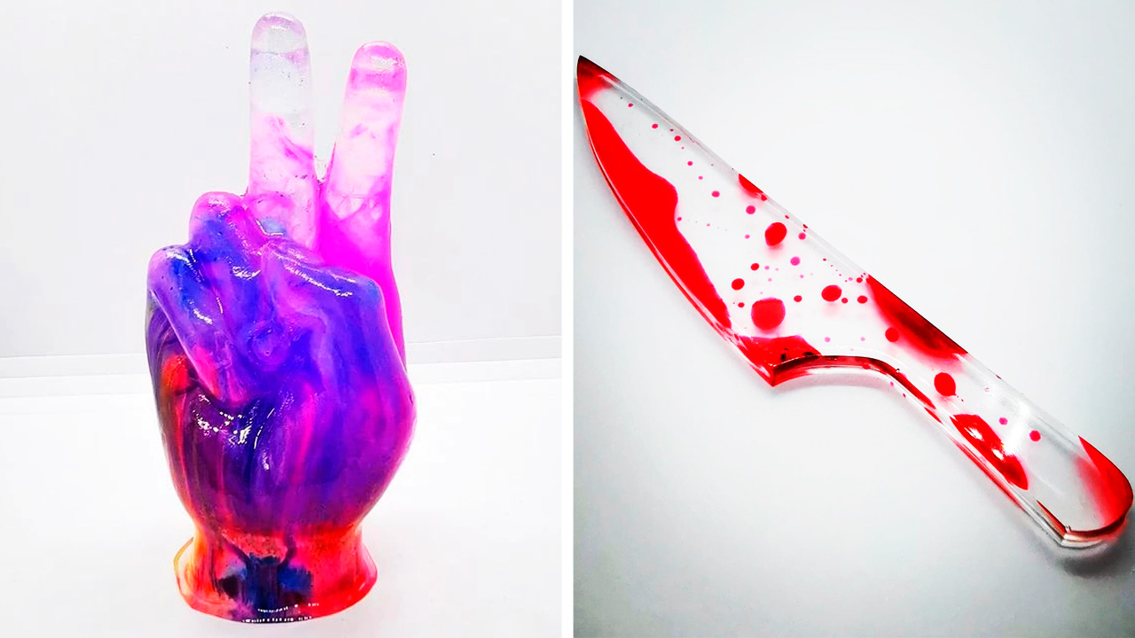 Невероятные изделия из эпоксидной смолы смотреть онлайн