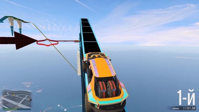 СКИЛЛ ТЕСТ НА НОВОМ БАГГИ В ГТА 5 ОНЛАЙН! УРА Я ПЕРВЫЙ ФИНИШИРОВАЛ В GTA 5 ONLINE смотреть онлайн