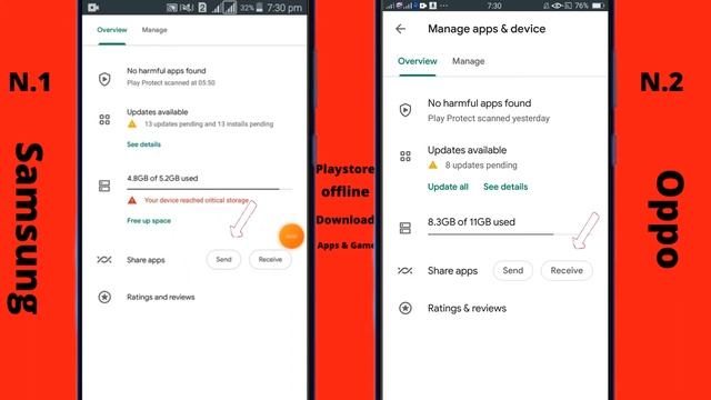 Download Any Apps & Games Without Internet | Play Store New Feature смотреть онлайн