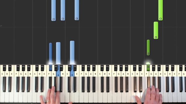 Bella's Lullaby - Piano Tutorial Easy SLOW - Twilight - How To Play (Synthesia) смотреть онлайн