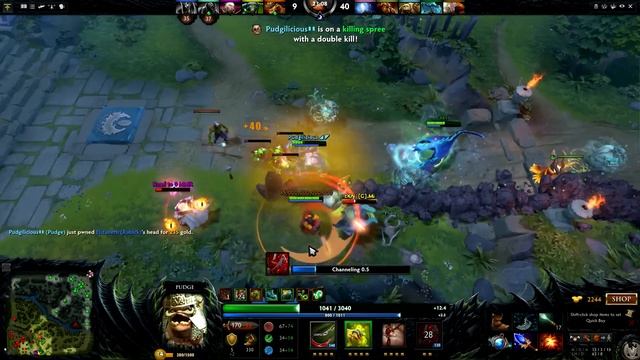 Dota 2 Pudge & Wisp : Fountain Camp @Dotabuff Top Player смотреть онлайн