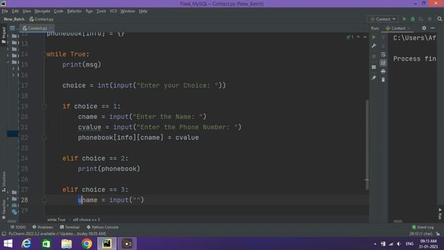 Phone Book Contact Mini Project | #python | Tamil | #pythonprogramming #pythontutorial смотреть онлайн
