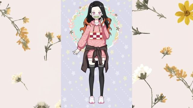 Vlinder Princess Dress Up Game (Tanjiro,Nezuko,Shinobu,Mitsuri) смотреть онлайн