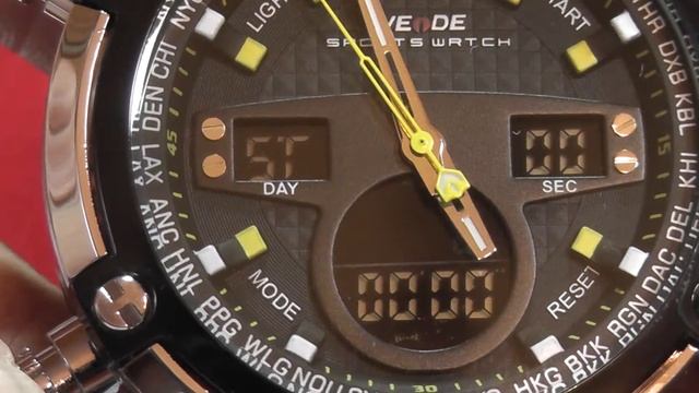 Наручные часы WEIDE. Модель WH5205-3C (19.03.2016) смотреть онлайн