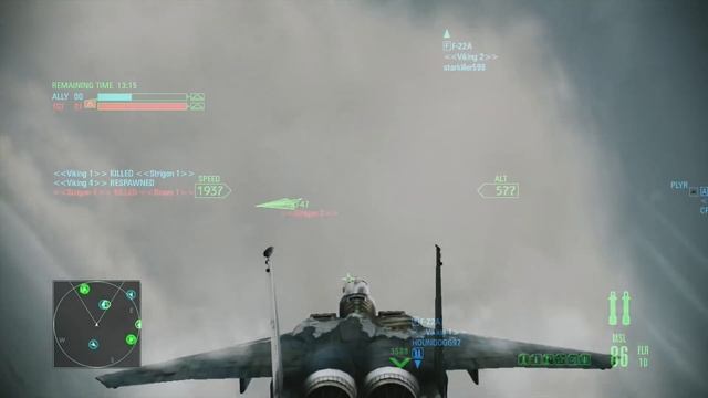 Ace Combat Assault Horizon Multiplayer Gameplay (F-15C Deathrider & SU-35) смотреть онлайн