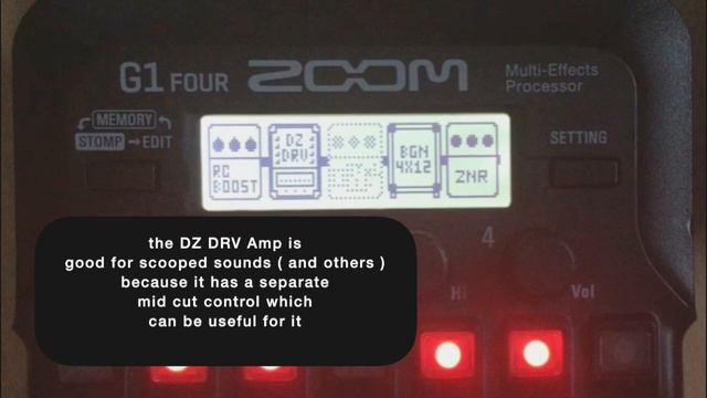 zoom G1 four effect chain for metal tone смотреть онлайн