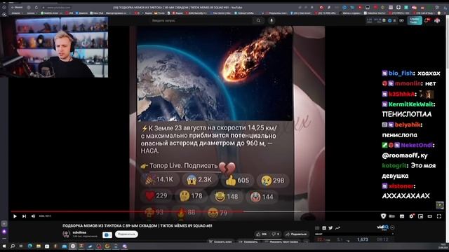СТИНТ СМОТРИТ: ПОДБОРКА МЕМОВ ИЗ ТИКТОКА С 89-ЫМ СКВАДОМ | TIKTOK MEMES 89 SQUAD #81 // Sobolinaa