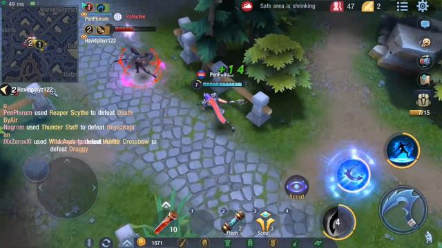 Playing with brother - Duo Vs Duo - Survival Heroes - MoBA Battle Royale смотреть онлайн