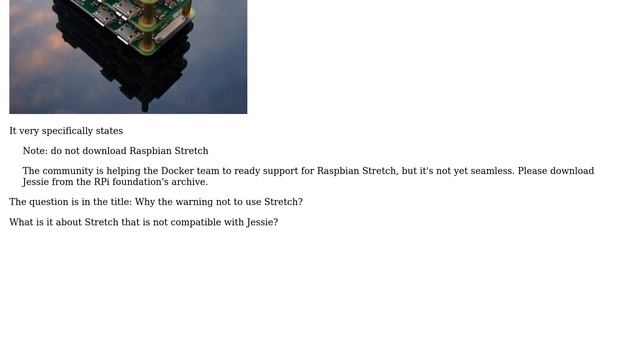 Raspberry Pi: Why the warning not to use Raspbian Stretch for the Serverless Pi cluster? смотреть онлайн
