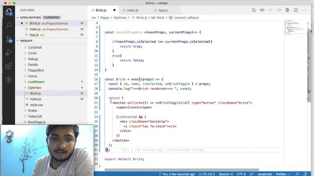 Optimising Re-rendering of React Components. смотреть онлайн