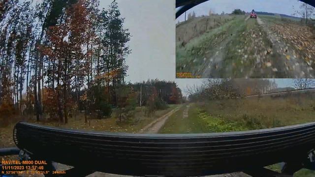 Sobotnia Przejażdżka (part3) CFmoto 625 I Honda Trx 300