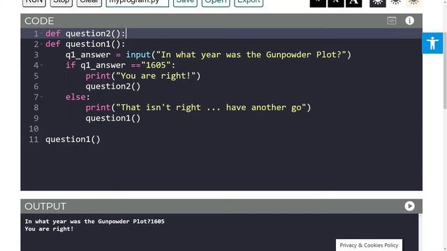 Python code errors - Can you spot the programming error? Bonfire themed смотреть онлайн