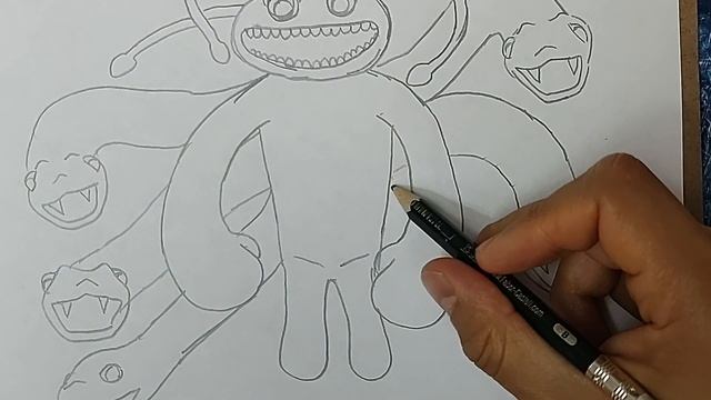 Cómo DIBUJAR A?HAIRY MARY De GARTEN Of BANBAN 4 / How To DRAW HAIRY MARY From GARTEN Of BANBAN 4