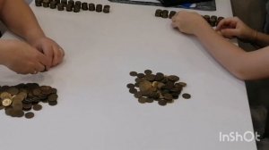 Вскрыли копилку/Сколько же 10р монет в 1,5л.бутылке?!