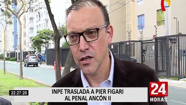 INPE trasladó esta tarde a Pier Figari al penal Ancón II смотреть онлайн