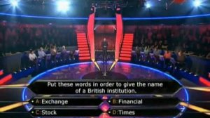 Who Wants To Be A Millionaire? (UK) 22.01.2008 (in Russian language)