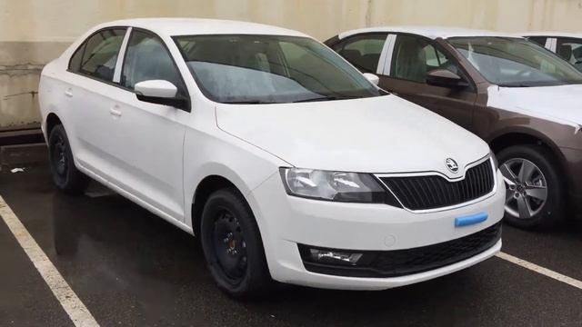 Skoda Rapid 9P9P “Candyweiss uni” смотреть онлайн