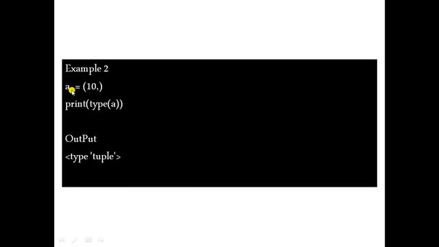 Tuple DataType In Python смотреть онлайн