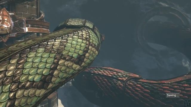 GOD OF WAR - Giant Iron Snakes Move the Tower of Delphi (God of War Ascension best moments) смотреть онлайн