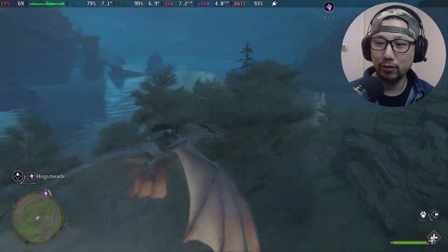 UI Ghosting Fixed With 0.7.3 FSR 3.0 Frame Generation Mod By LukeFZ #steamdeck #hogwartslegacy #fsr