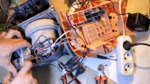 запустить МОТОР пылесоса от 12 вольт обход электроники пылесоса и работа от блока питания