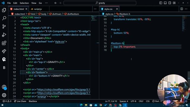 Create Text Opener Scroll Animations with GSAP | HTML, CSS & JS Tutorial | Awwwards Website смотреть онлайн