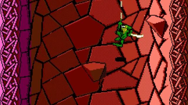Как пройти второй уровень игры Battletoads NES. смотреть онлайн