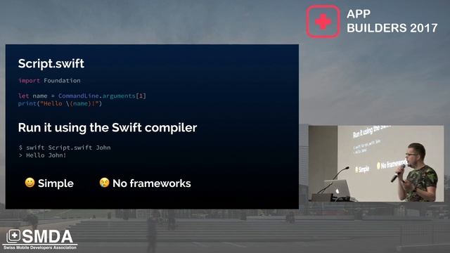 John Sundell: Swift scripting in practice смотреть онлайн