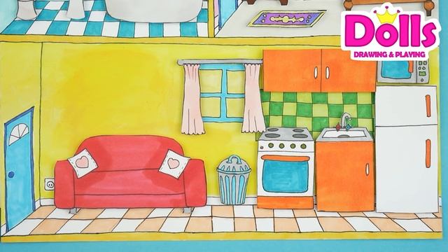 BAD HOUSE vs GOOD HOUSE EASY PAPERCRAFTS FOR KIDS HANDMADE TOYS смотреть онлайн