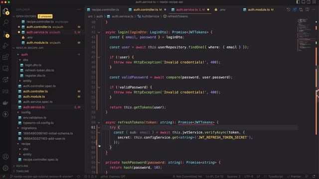 NestJs authentication and authorization with jwt tokens. NestJs course [pt. 6] смотреть онлайн