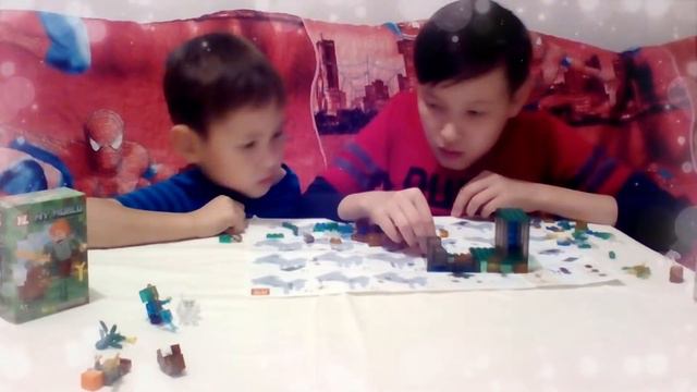 Собираем лего MY WORLD смотреть онлайн