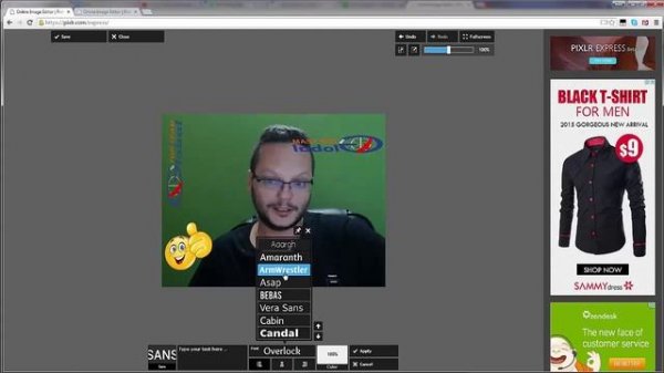 Online Фото редактор Pixlr Express - Alex Polonsky