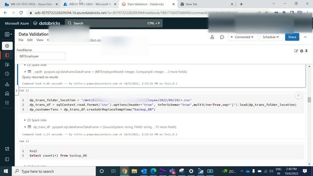 5| CSV file to file validation using Databricks смотреть онлайн