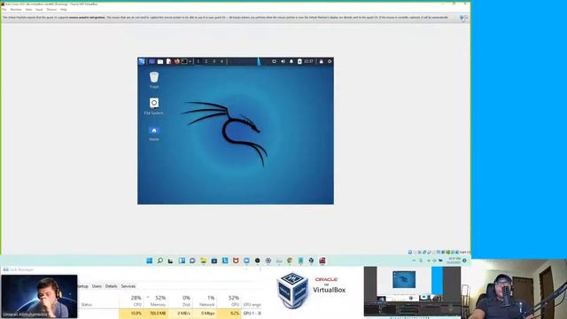 Windows | + | Oracle VM Virtualbox | = | Kali Linux | (Live Uzbek) смотреть онлайн