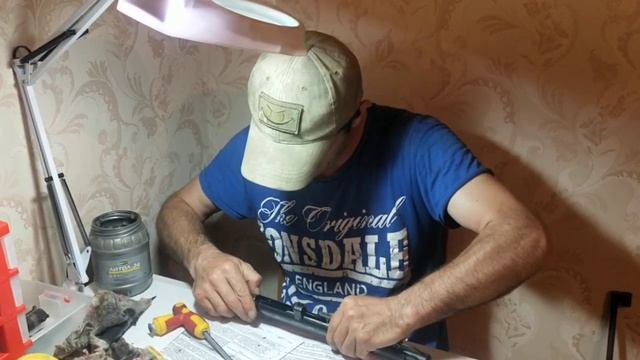 Ремонт пневмо ружья Иж 38 1987 год с латунной стволовой вставкой смотреть онлайн