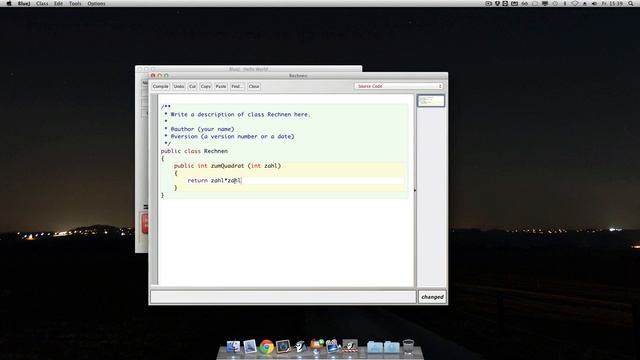 Einführung in Java mit BlueJ - Kapitel 3: Hello World als Funktion und eigene Dokumentation смотреть онлайн